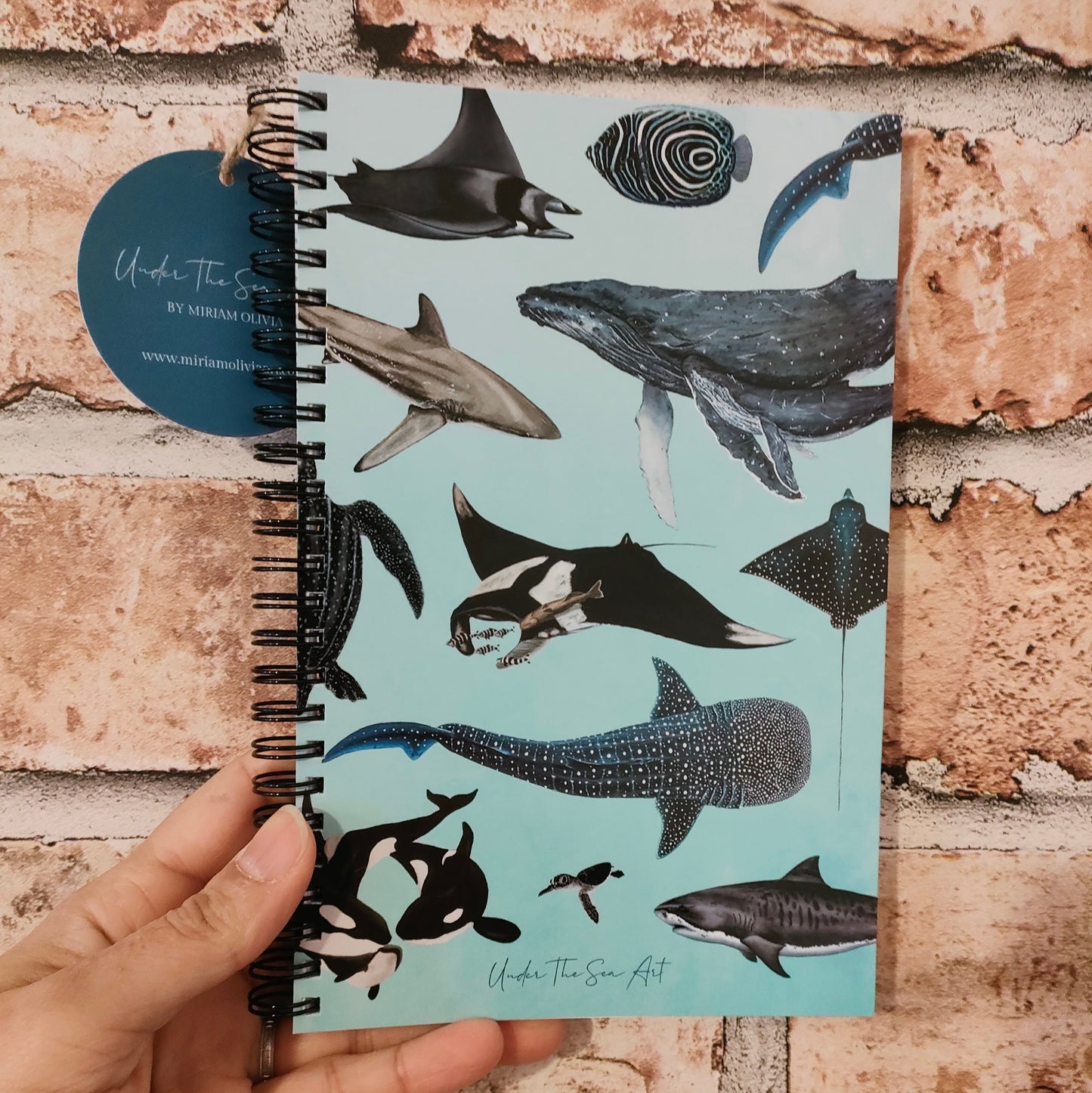 Underwater Spiral Notebook A5 - Lined