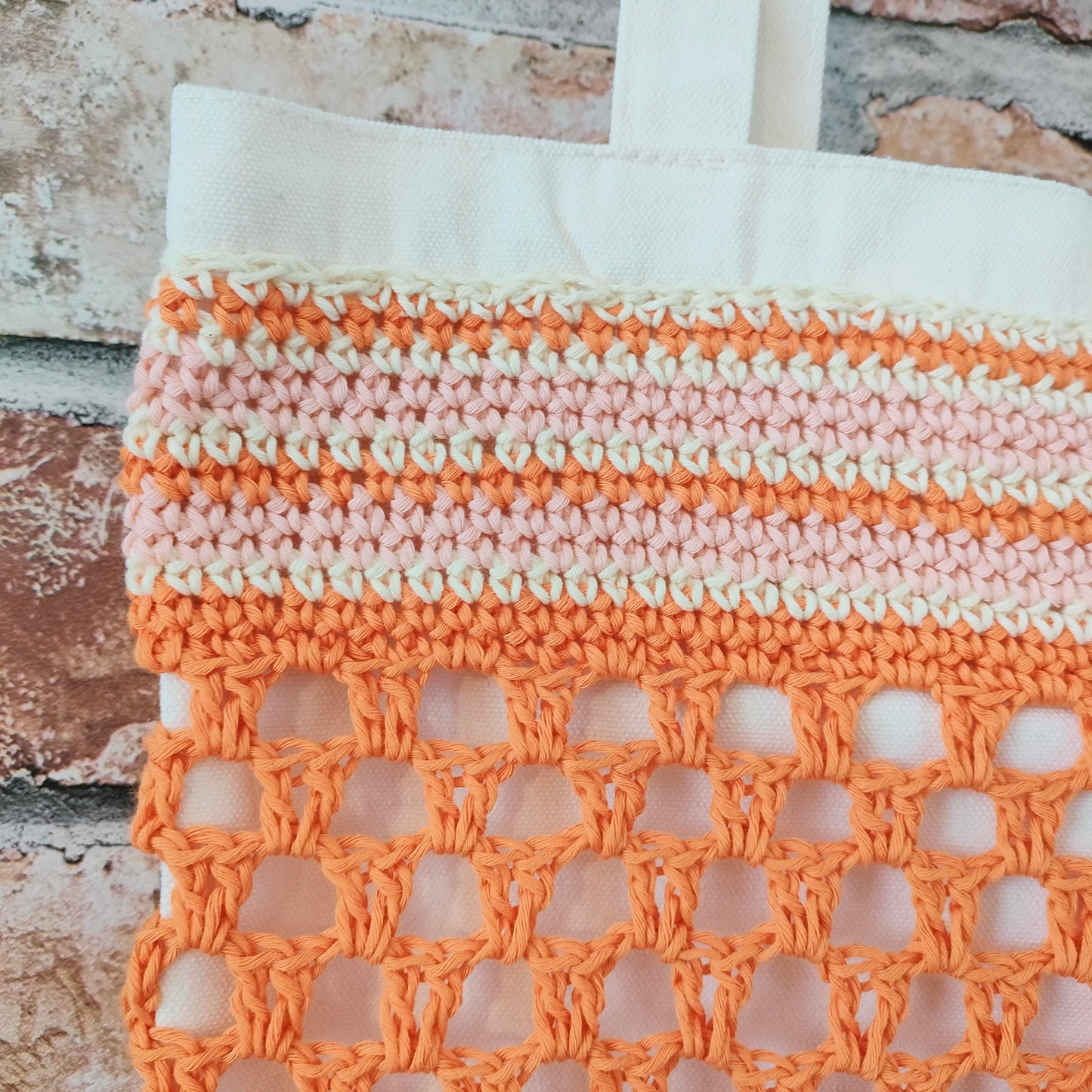 Colourful Crochet Tote Bag