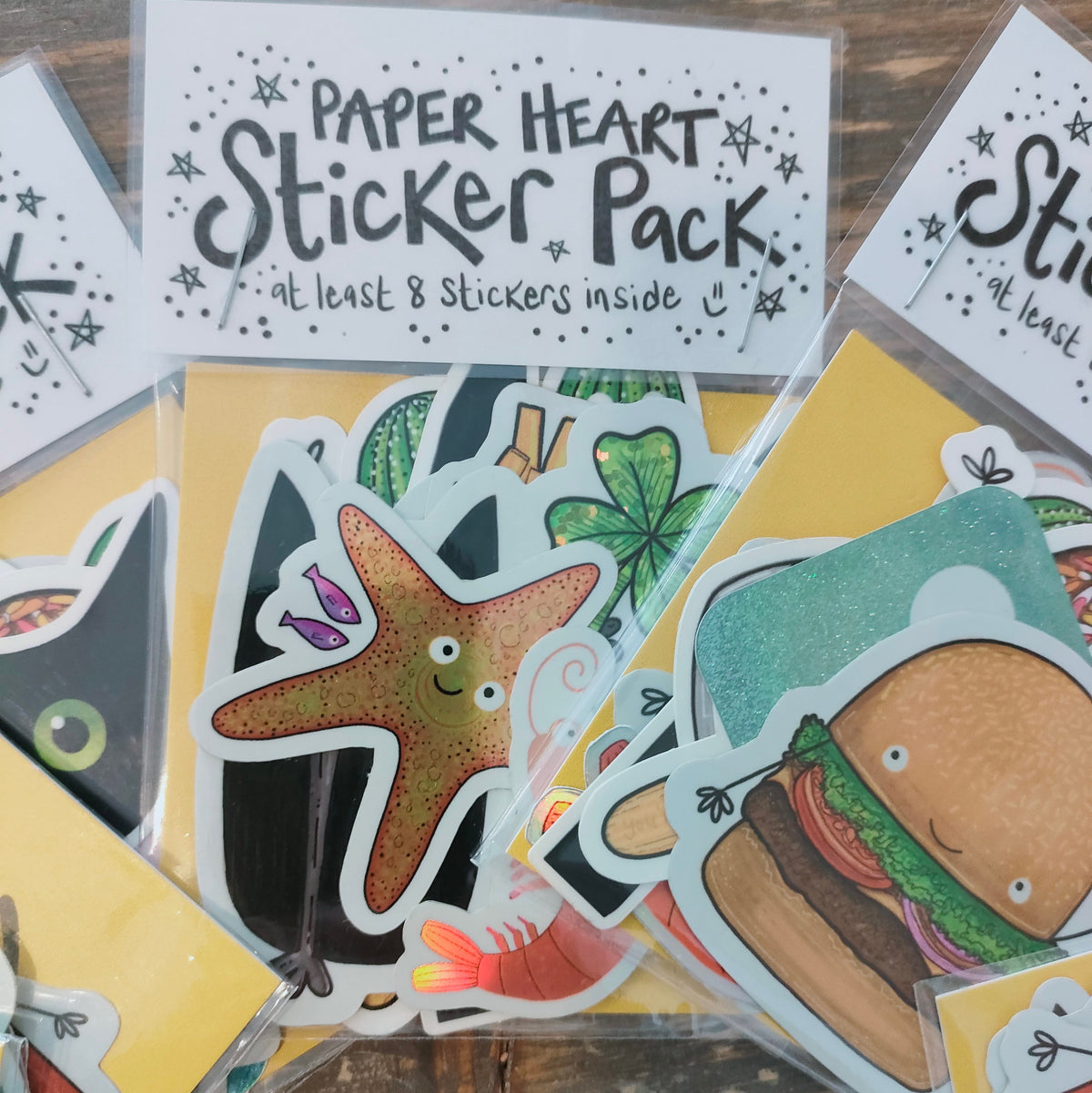 Mixed Sticker Pack - 8 Stickers