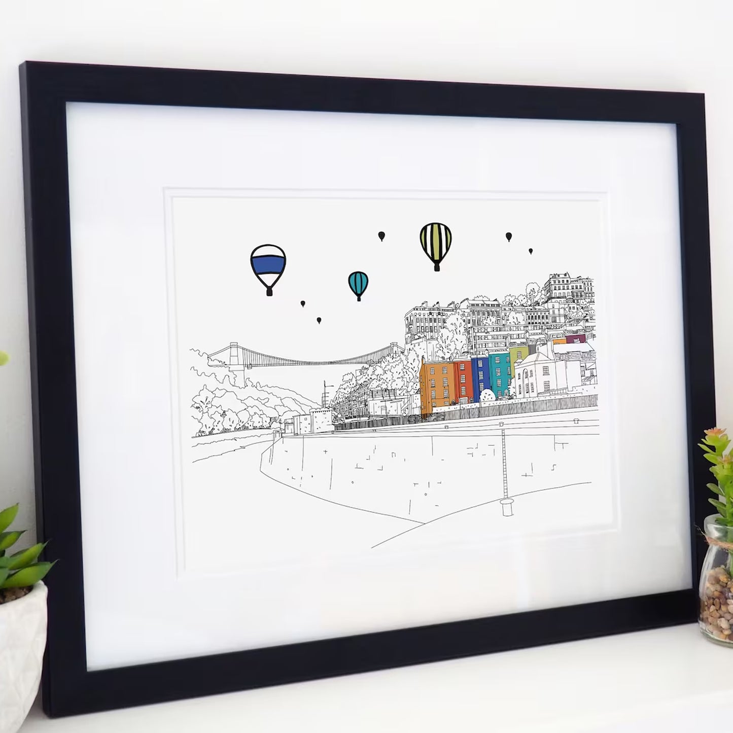 Suspension Bridge Print - A4 & A3