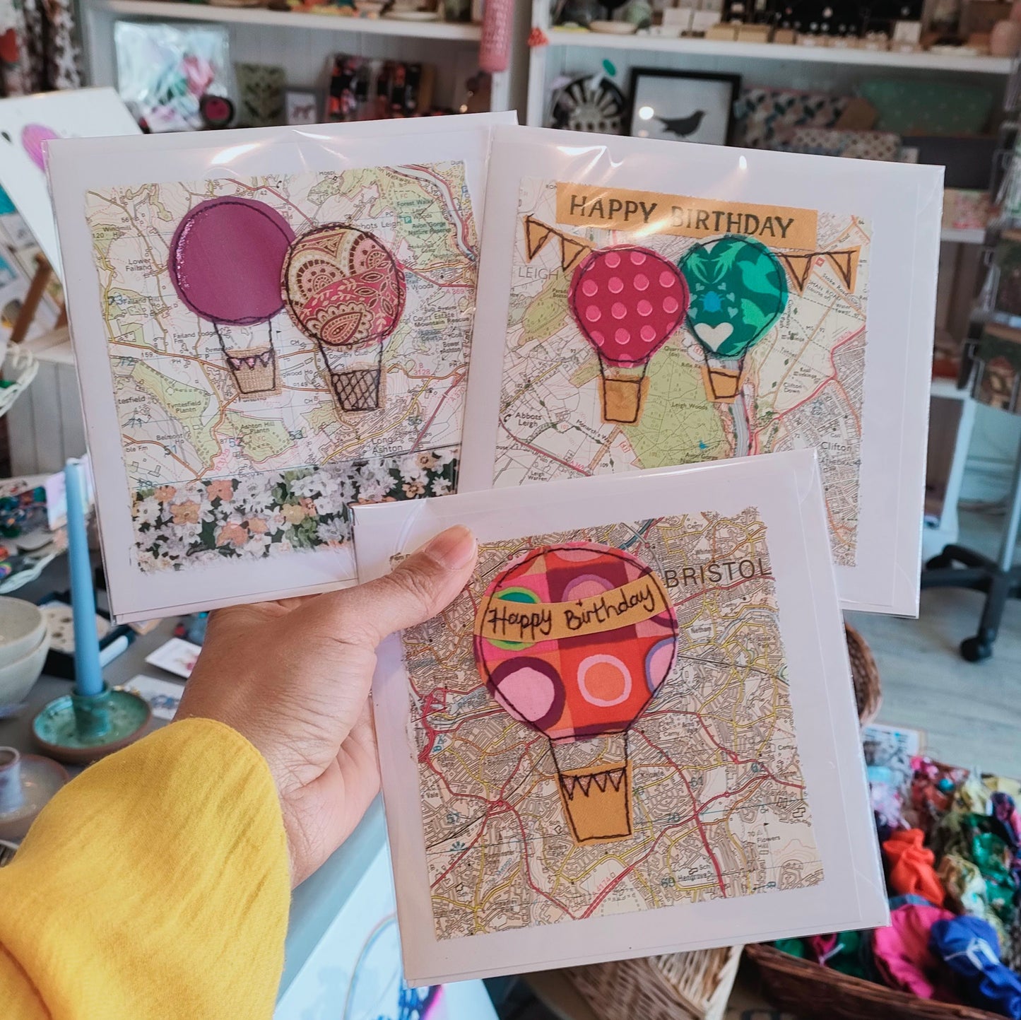 Hot Air Balloon Card