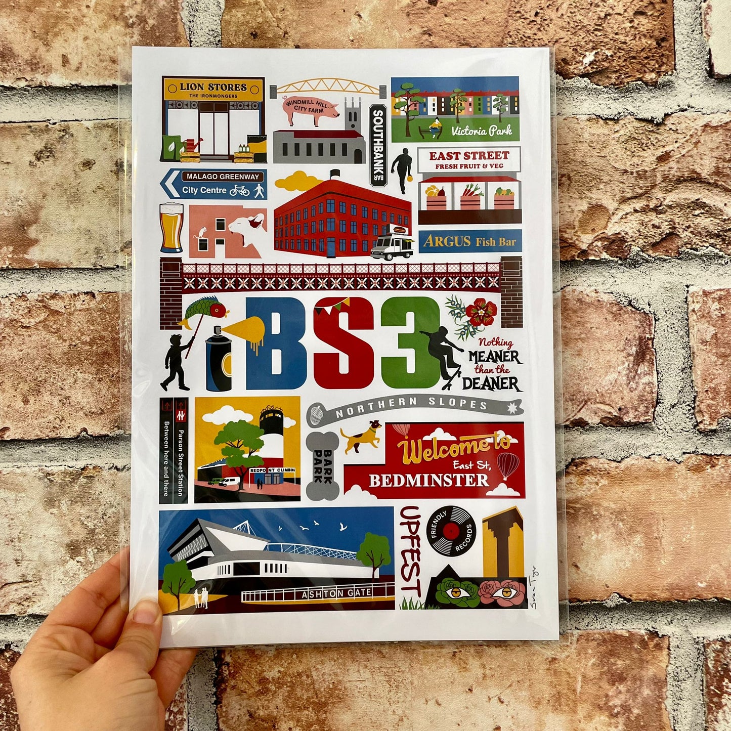 BS3 Art Print - A4 & A3