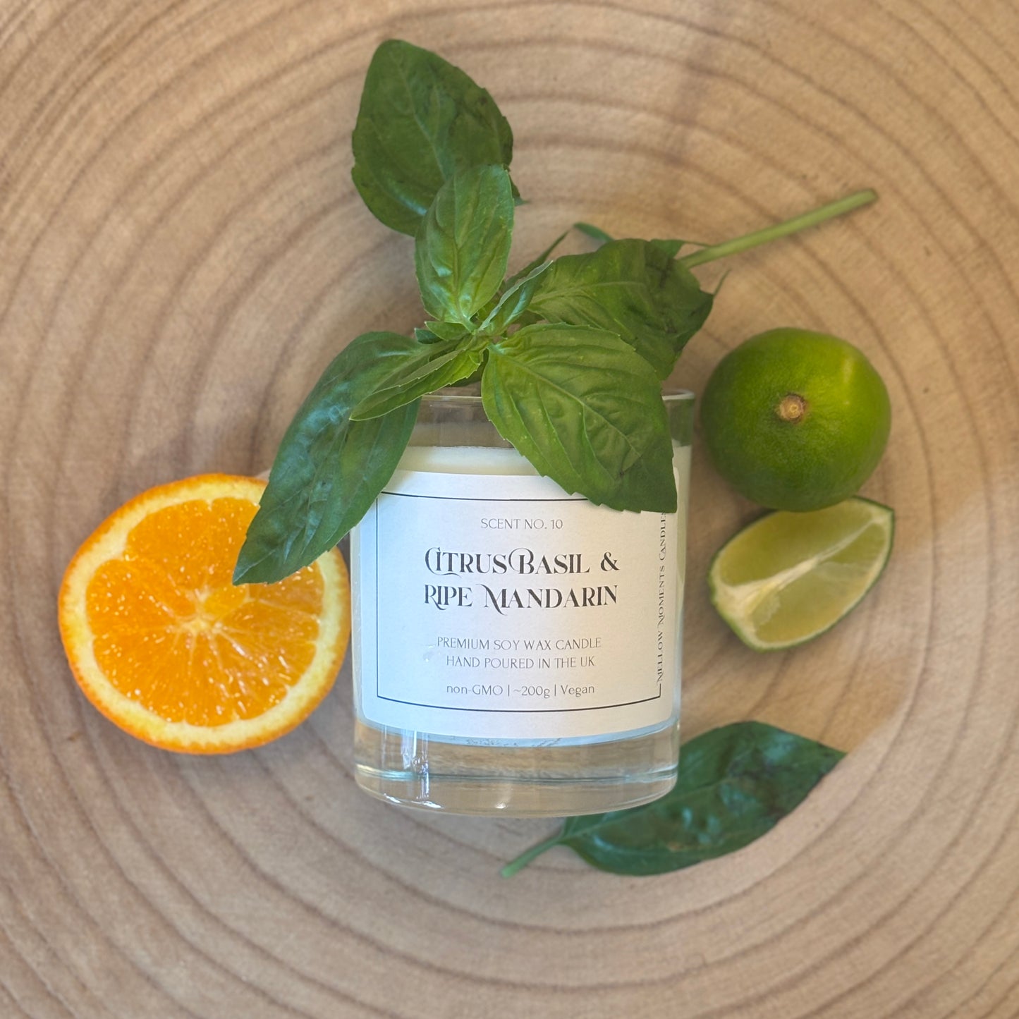 Citrus Basil & Ripe Mandarin Candle