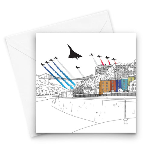 Concorde & Red Arrows Card