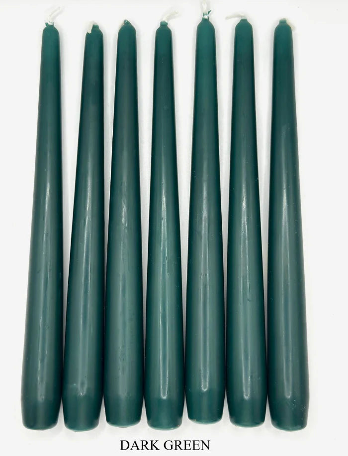 Dinner Candles - Forest Green/Emerald