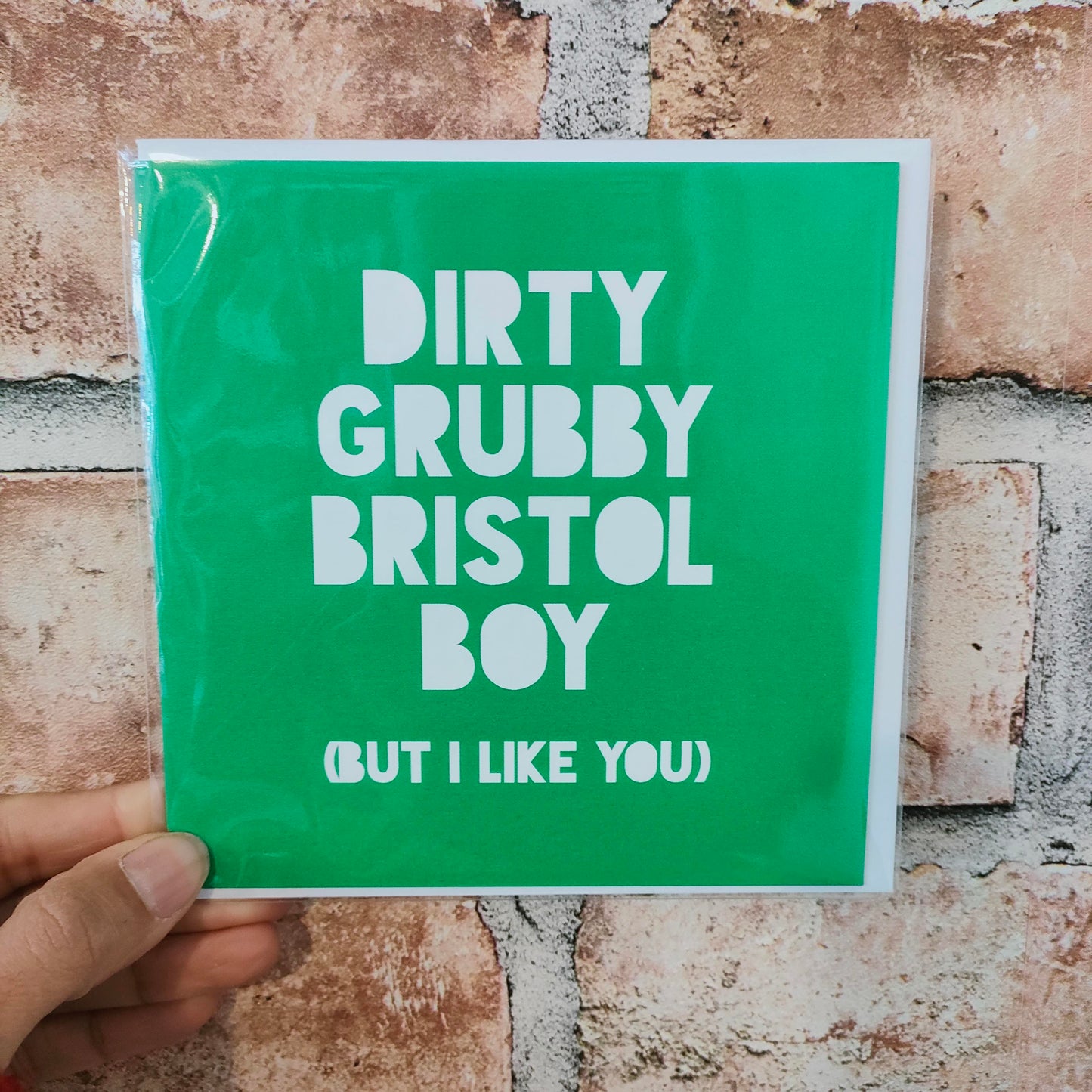 Dirty Grubby Boy Card