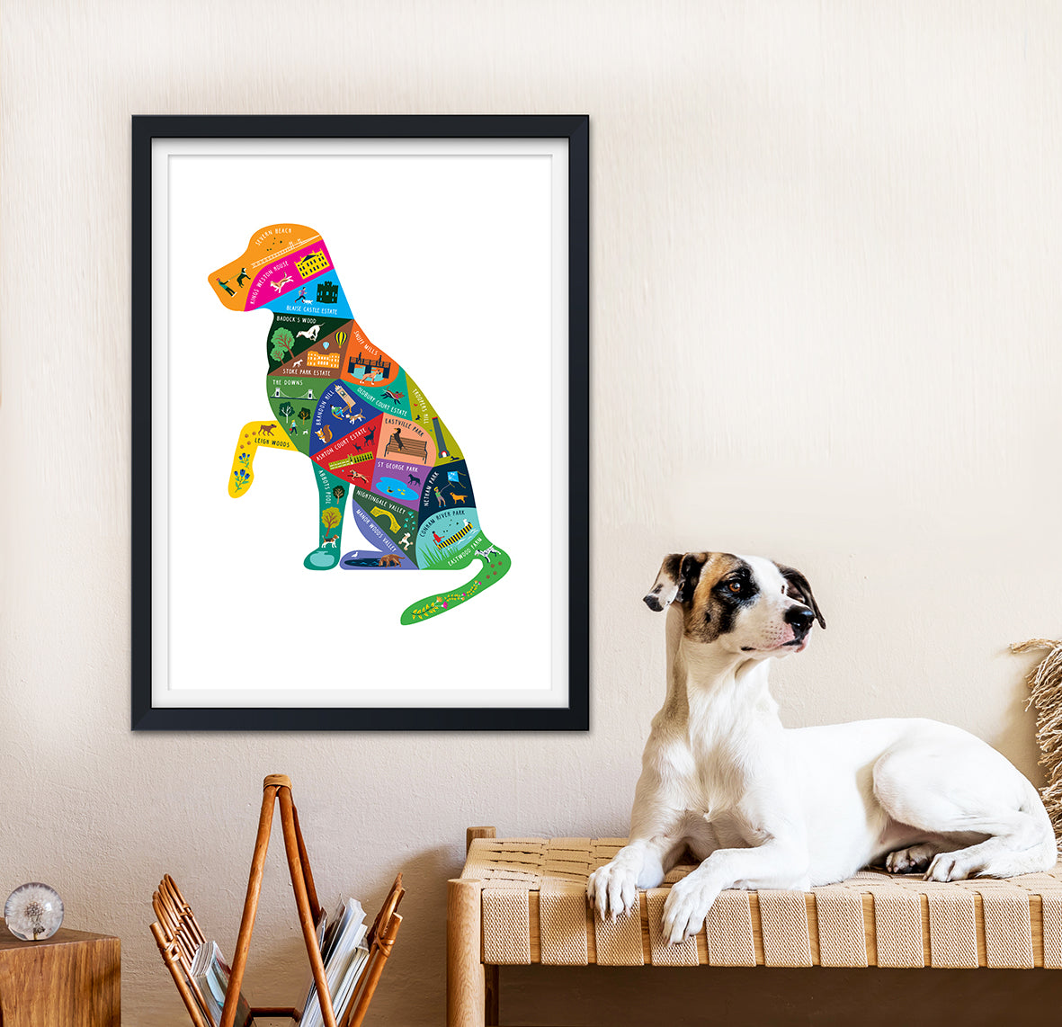 Dog Walk Prints - A3