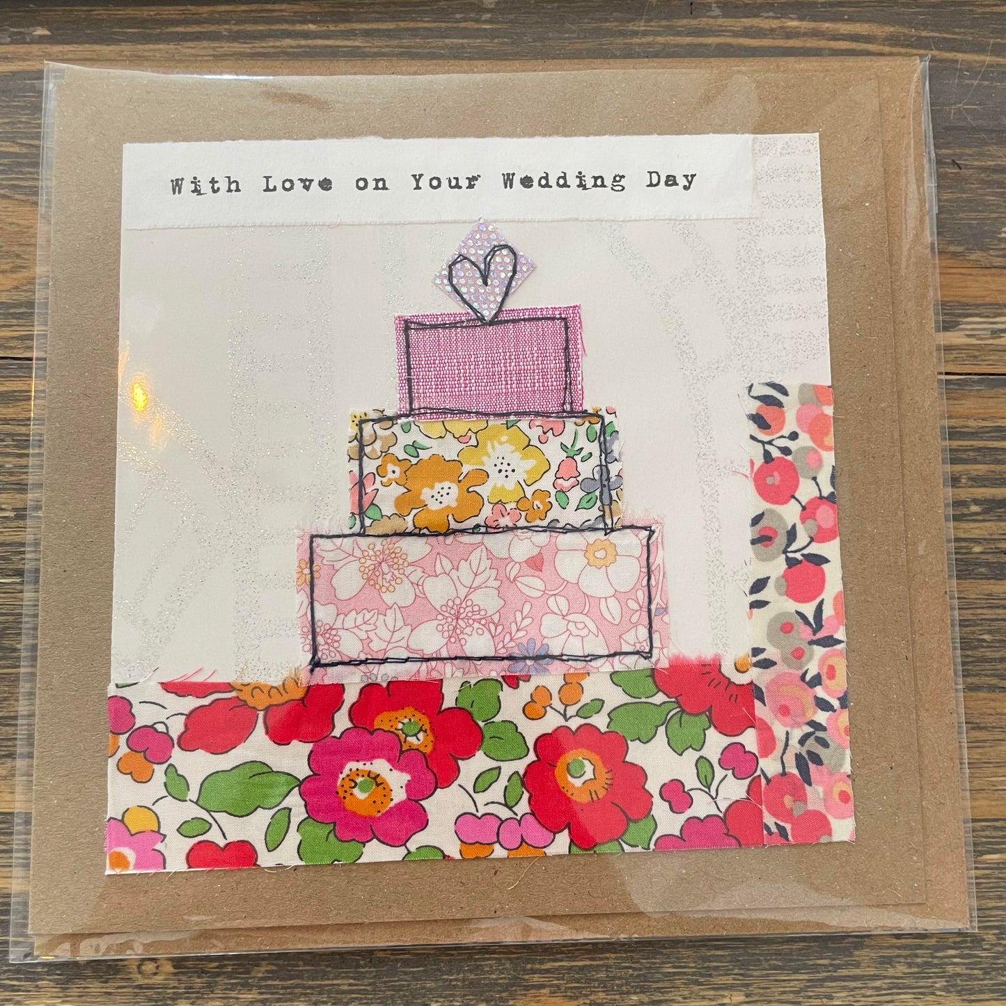 Wedding Card Cake
