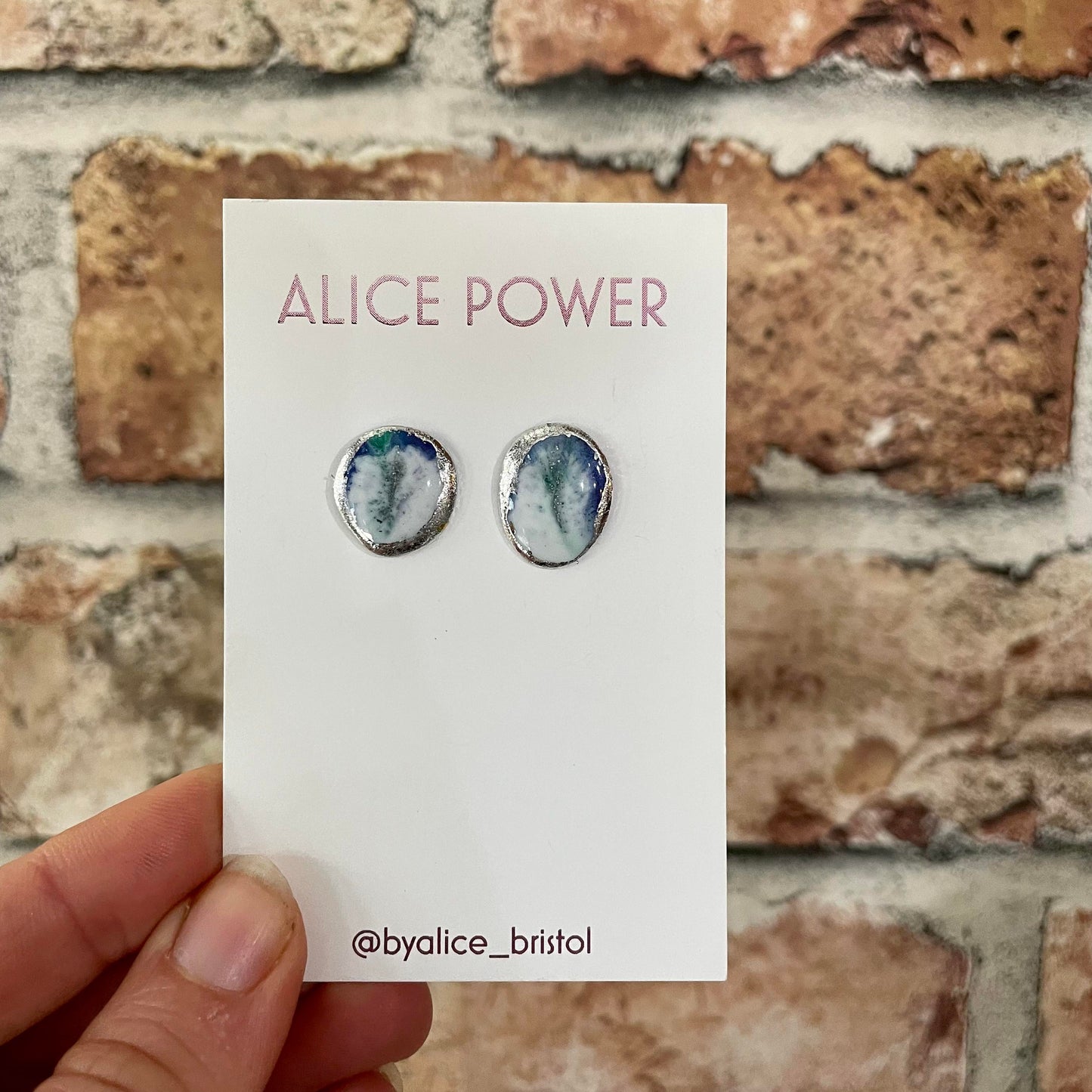Geode Resin Studs