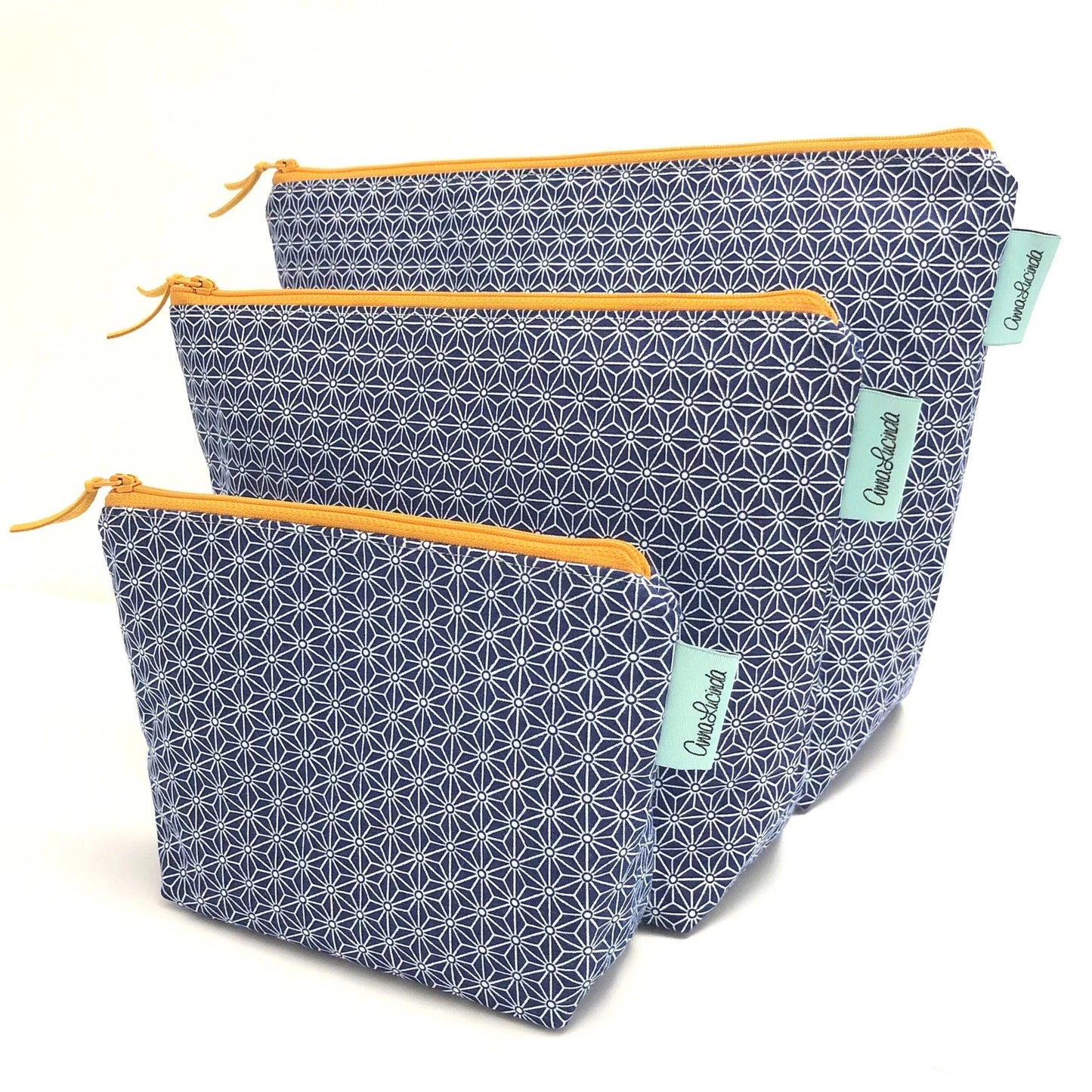 Cosmetic Bags In Various Fabrics Small