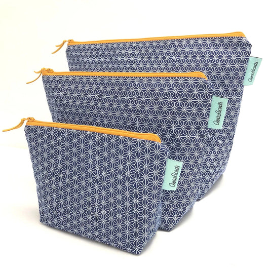 Cosmetic Bags In Various Fabrics Small
