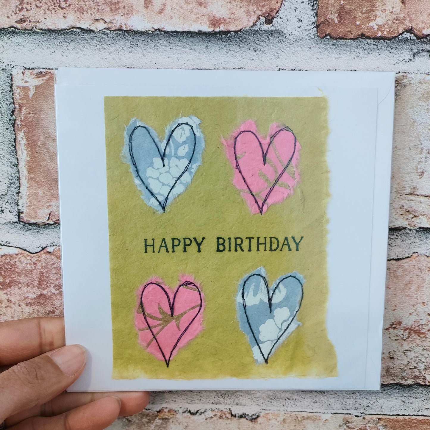 Paper Hearts Card