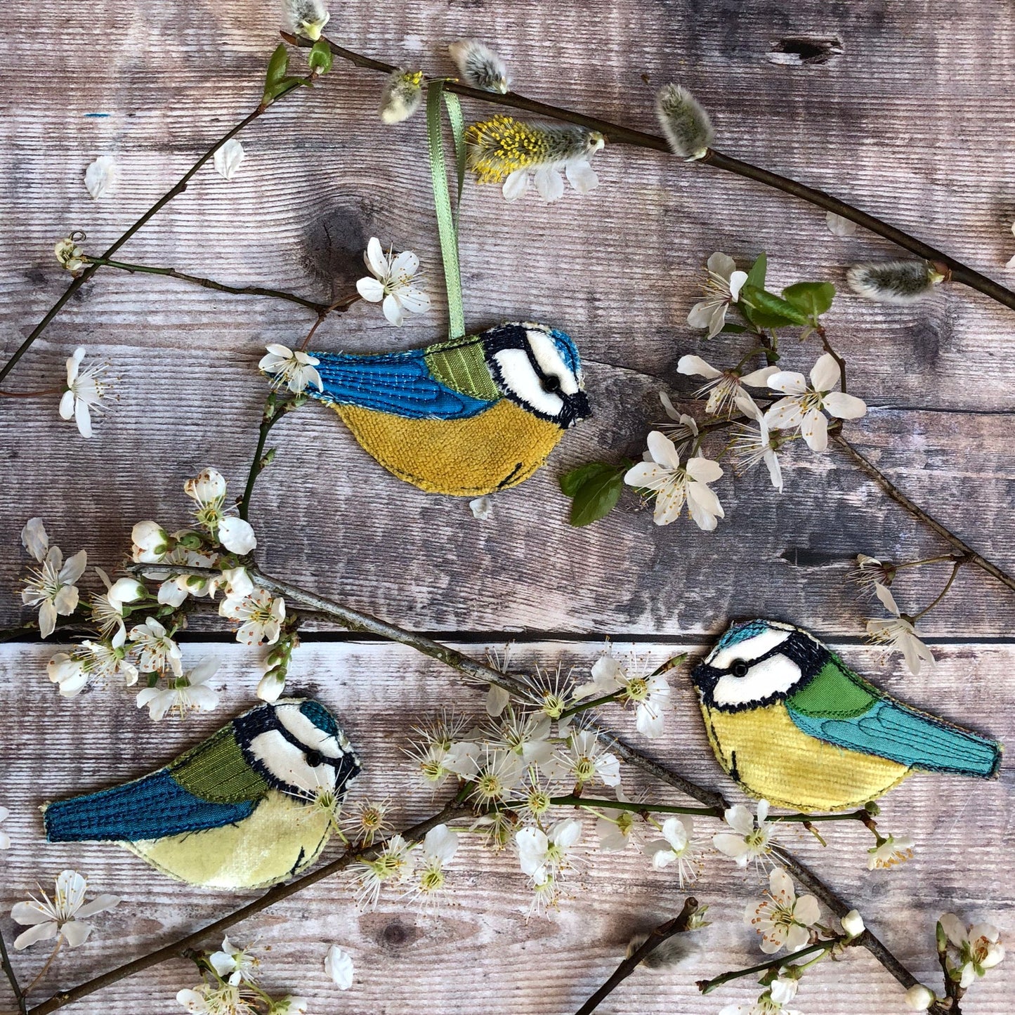 Hanging Blue Tit