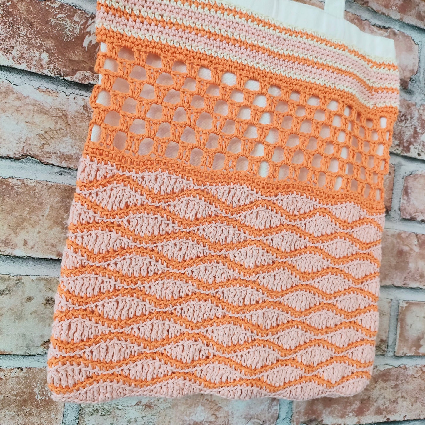 Colourful Crochet Tote Bag
