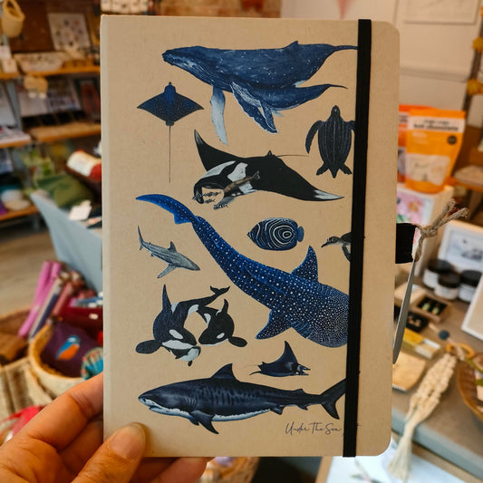 Marine Biologist & Diver Notebook A5