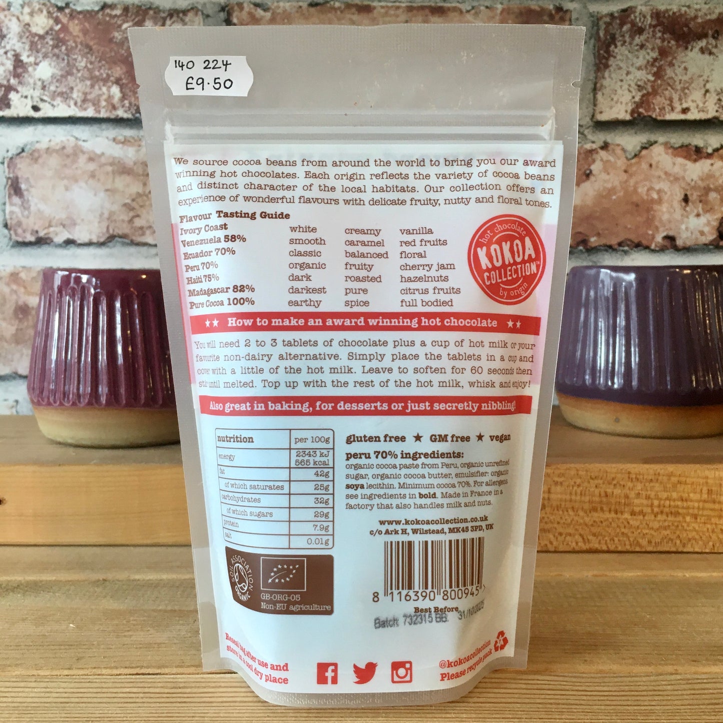 Peruvian - Hot Chocolate 70%