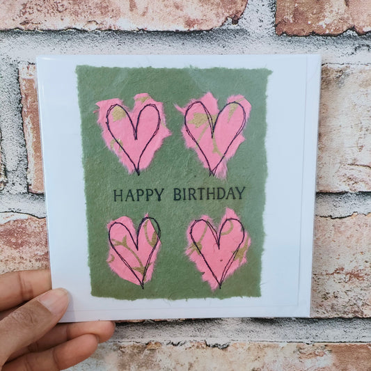 Paper Hearts Card