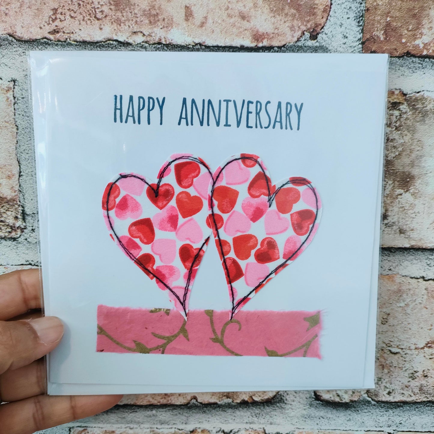 Anniversary Card Hearts