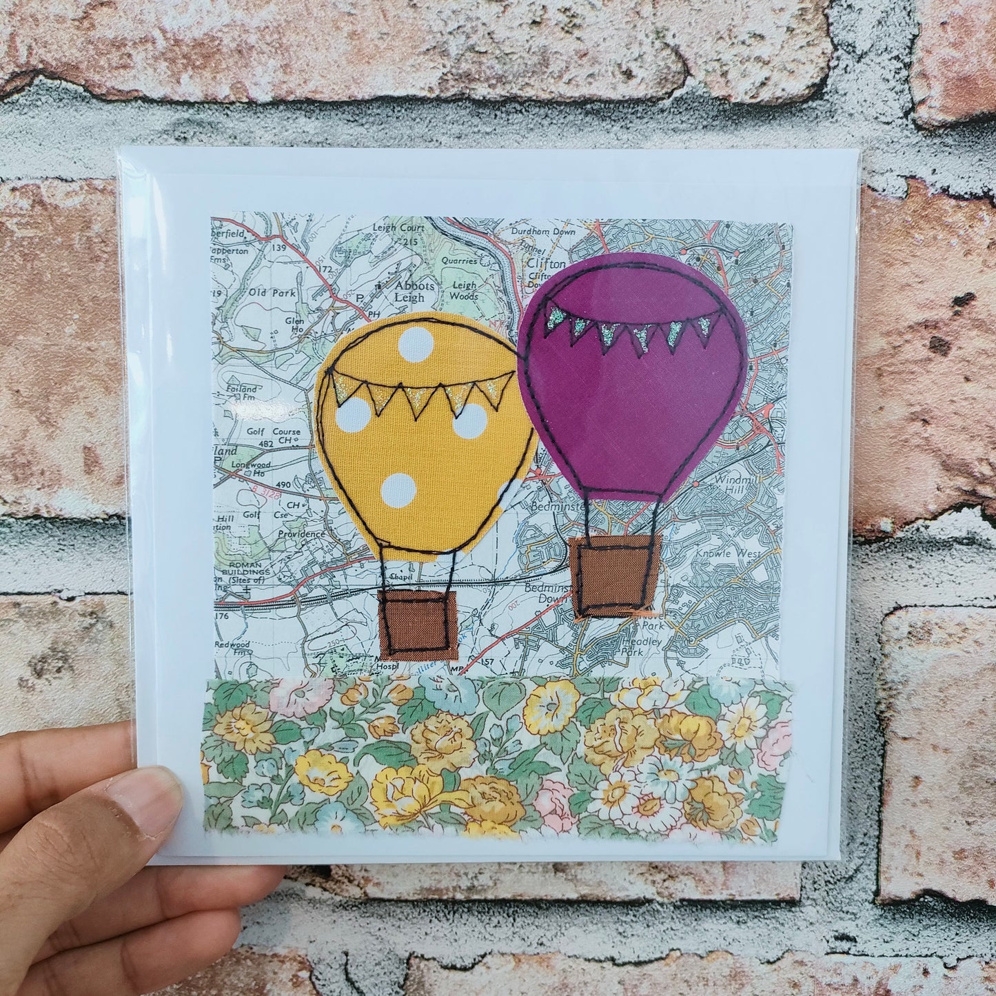 Hot Air Balloon Card