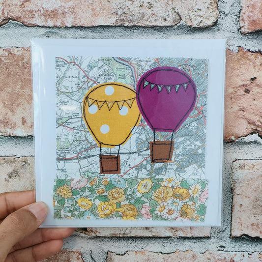 Hot Air Balloon Card