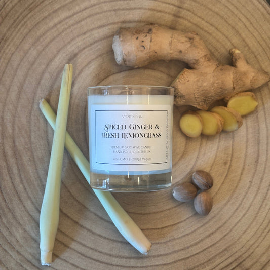 Spiced Ginger & Lemongrass Candle