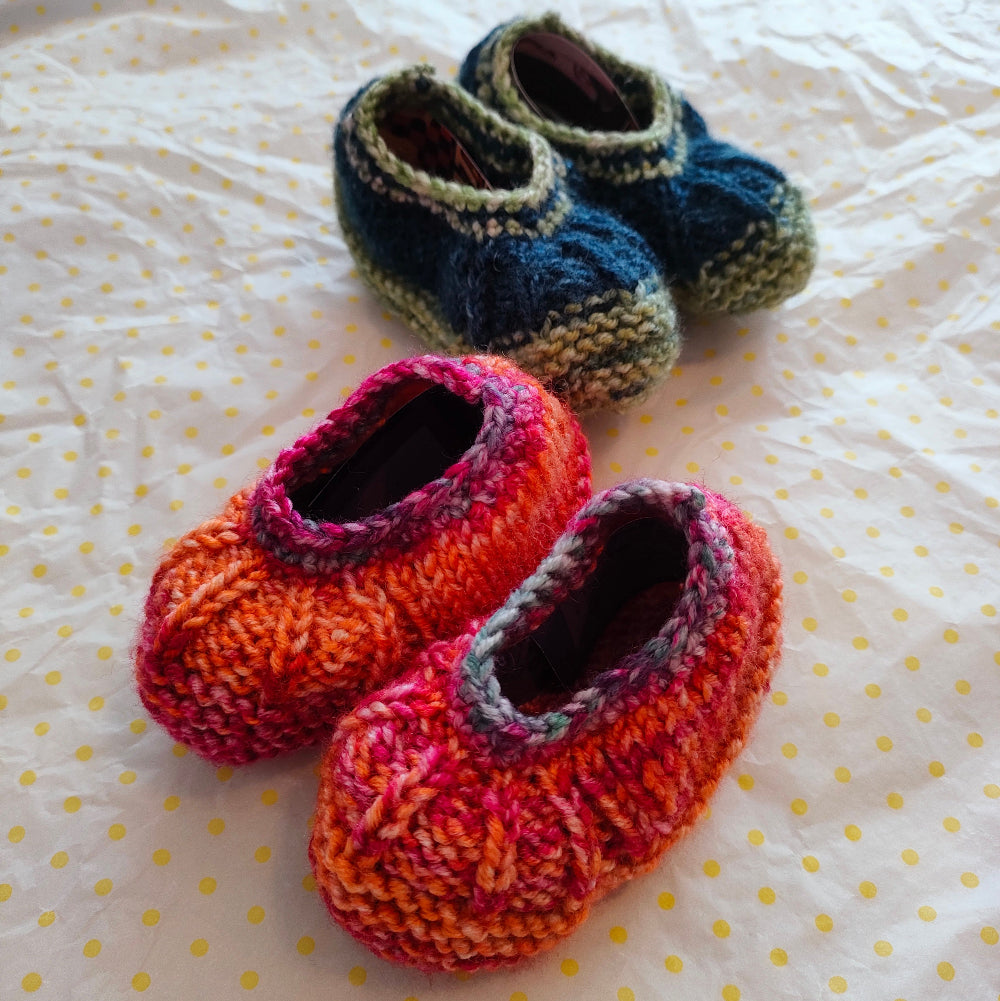 Knitted Baby Booties