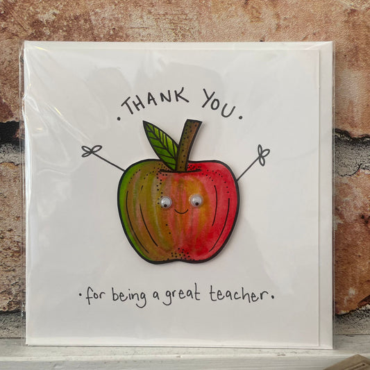 Thank You Teacher Card