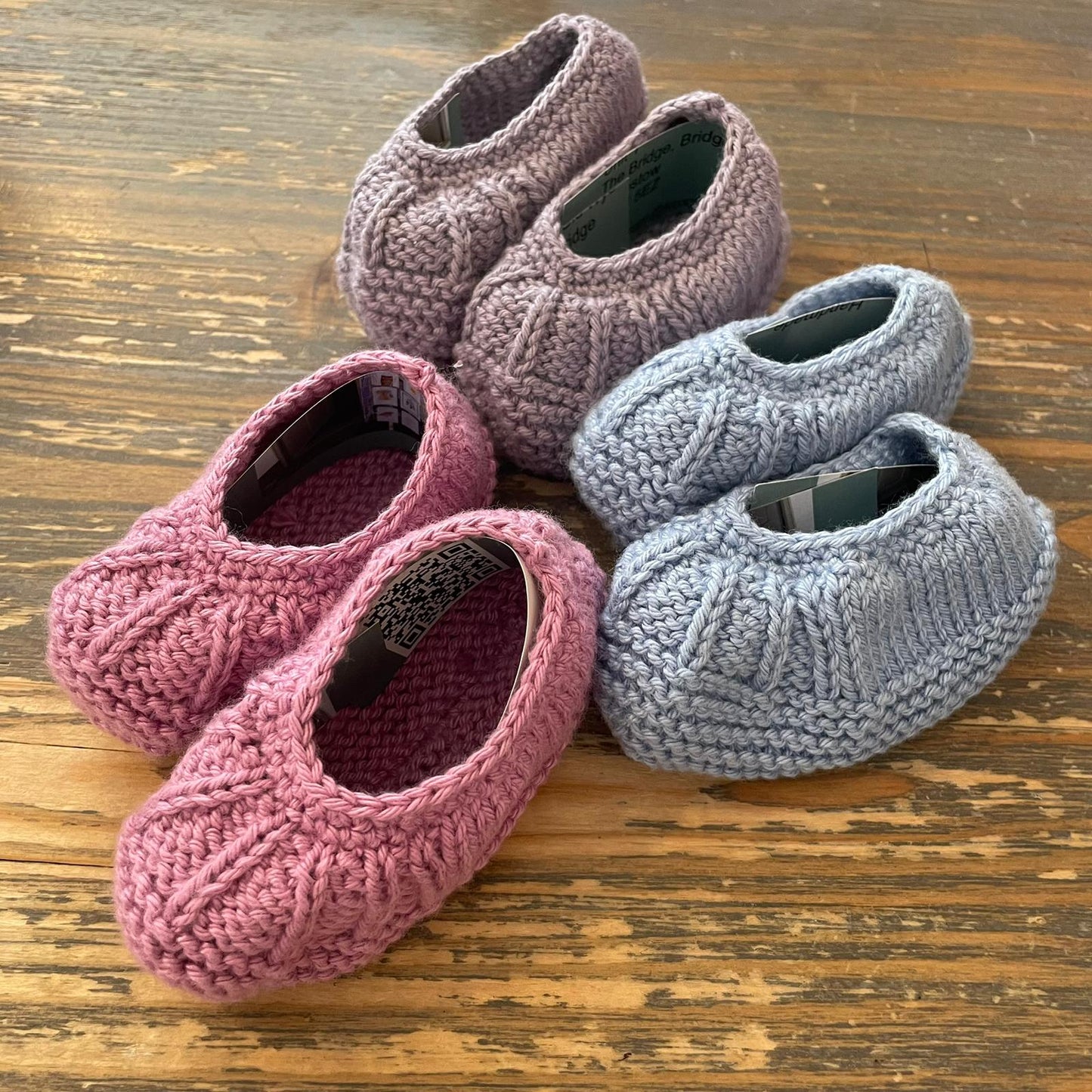 Bamboo Knitted Baby Booties