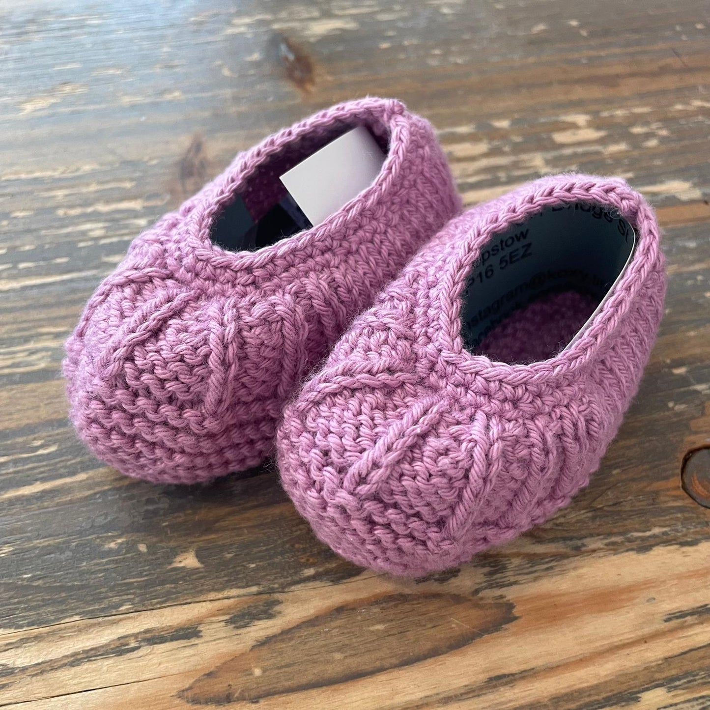 Bamboo Knitted Baby Booties