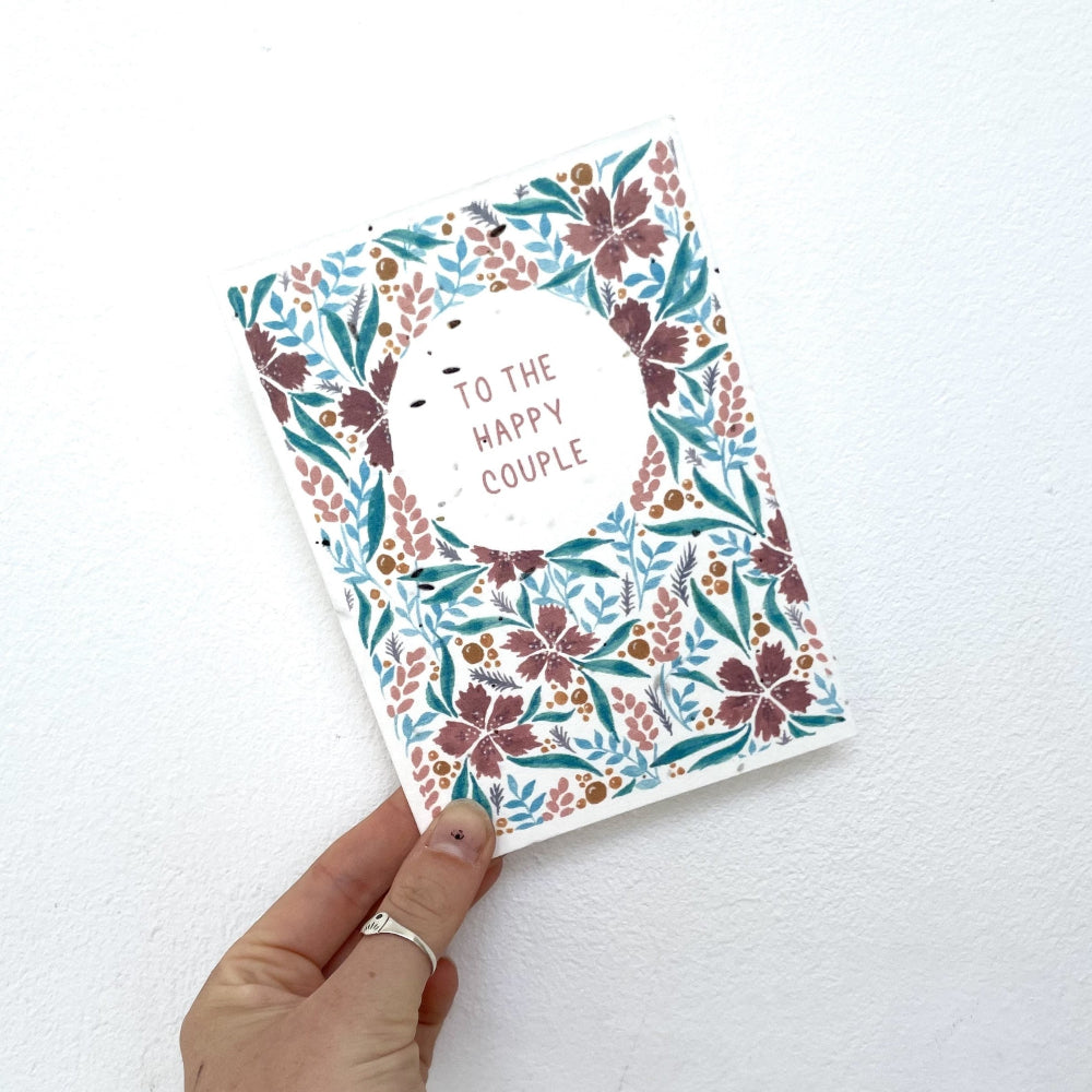 Happy Couple Seed Card
