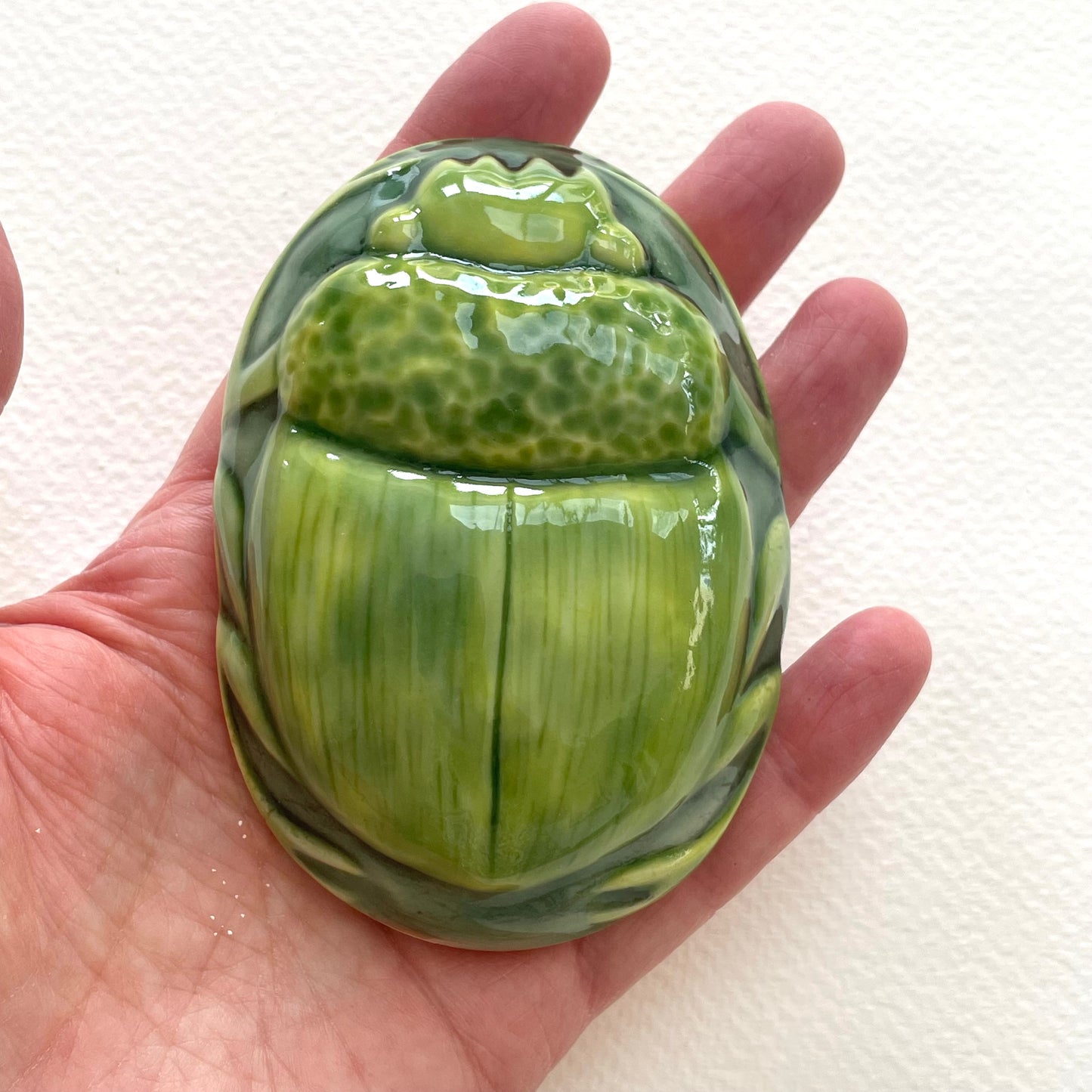 Ceramic Scarab Beetle