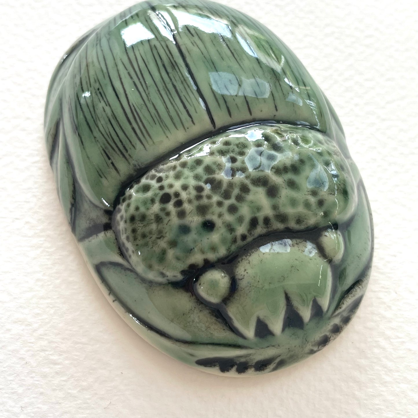 Ceramic Scarab Beetle