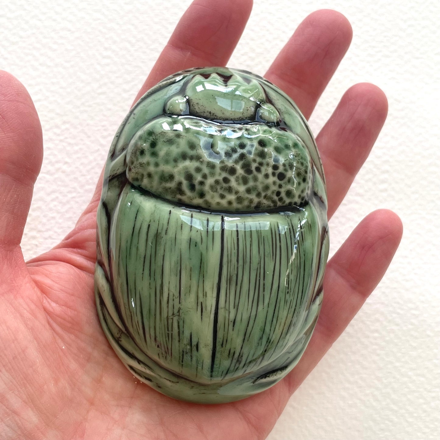 Ceramic Scarab Beetle