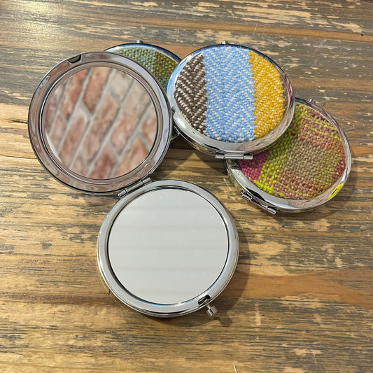 Plaid Pocket Mirrors
