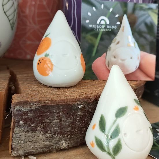 Ceramic Raindrop Ring Holder Keepsakes