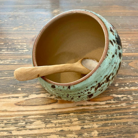 Salt Pig & Spoon