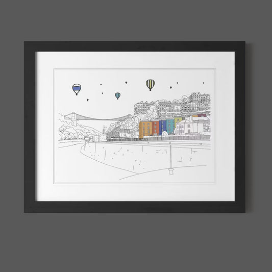 Suspension Bridge Print - A4 & A3