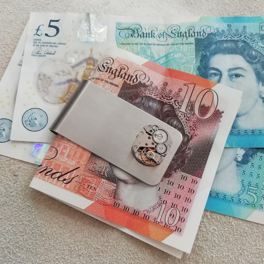 Timepiece Money Clip